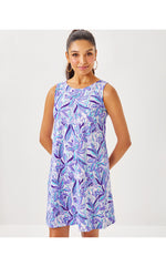 Eliza Cotton Dress - Tropicalia Purple - Elephant In The Bloom