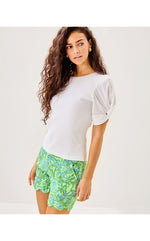 5" Buttercup Mid Rise Short- Cool Mint Catchin Rays