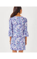 Danika Tunic Dress - Tropicalia Purple Elephant In The Bloom