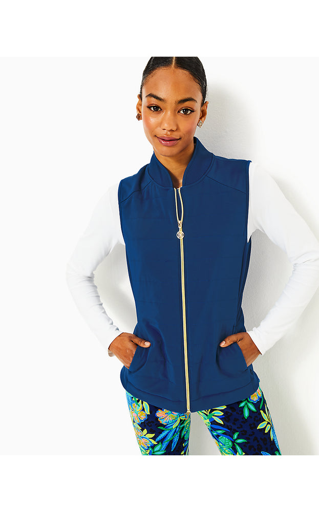 Luxletic Kimberline Hybrid Vest - Blue Med