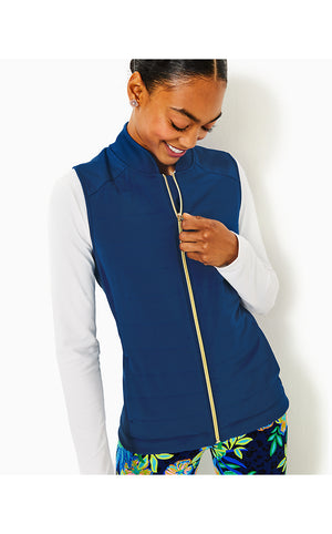 Luxletic Kimberline Hybrid Vest - Blue Med