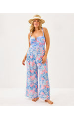29" Enzo Cotton Cover-Up Pant - Multi Elephant Splash