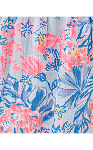 29" Enzo Cotton Cover-Up Pant - Multi Elephant Splash