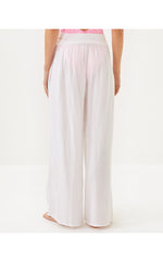 30" Enzo Cotton Cover-Up Pant - Resort White