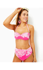 Aislyn Bandeau Top - Roxie Pink - Shadow Dancer Engineered Bikini Top