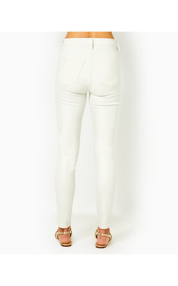 29" Eagan High Rise Skinny Jean - Coconut Metallic