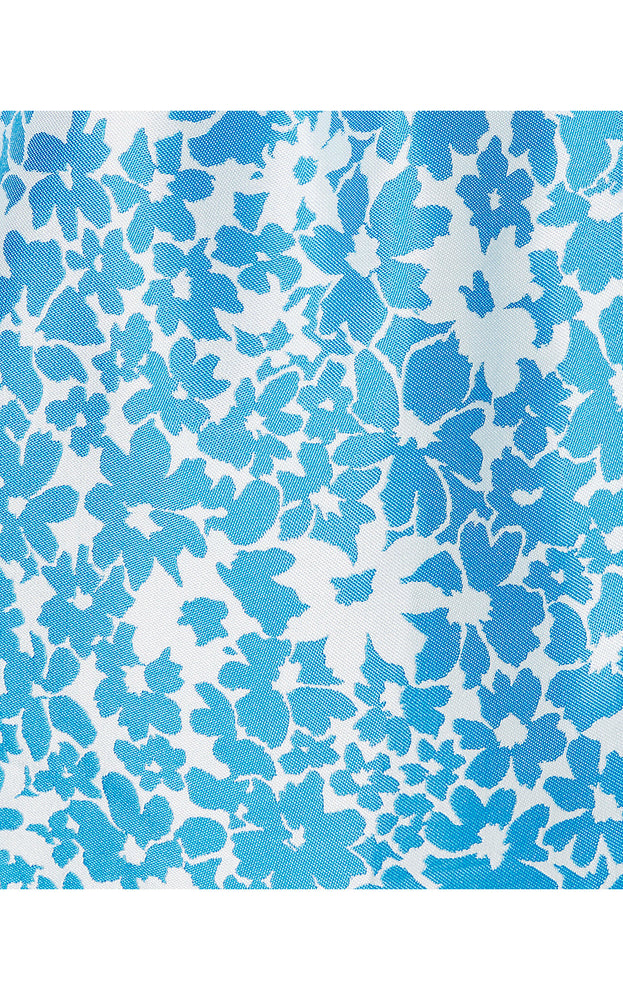 Fabiana Jacquard Dress - Lunar Blue - Baby Blues Jacquard