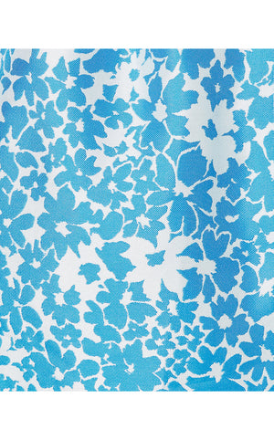 Fabiana Jacquard Dress - Lunar Blue - Baby Blues Jacquard