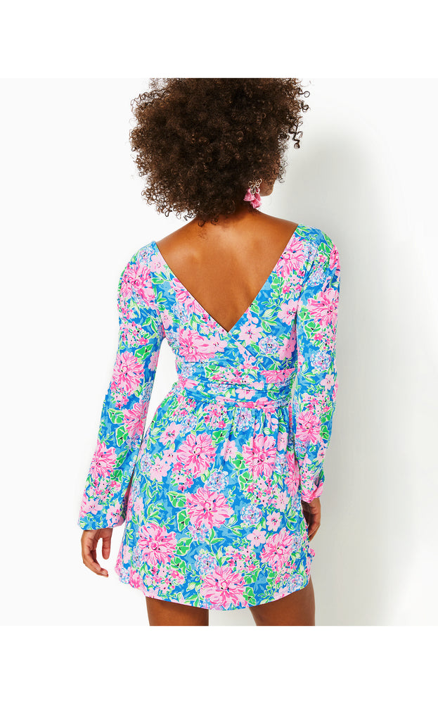 
            
                Load image into Gallery viewer, Riza Long Sleeve Romper - Multi - Spring In Your Step
            
        