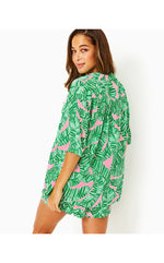 Franki Cover-Up Shirt - Conch Shell Pink - Lets Go Bananas
