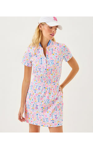 UPF 50+ Luxletic Love Active Dress - Multi Summer Serenade