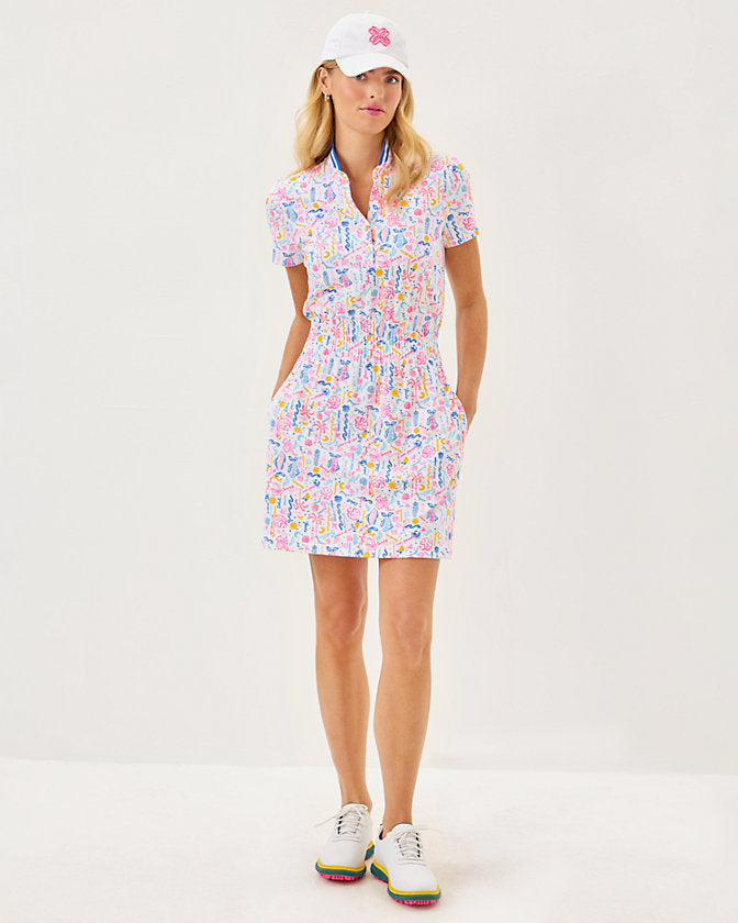 UPF 50+ Luxletic Love Active Dress - Multi Summer Serenade