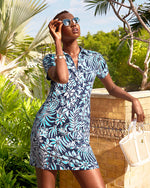 UPF 50+ Dune Dress - Sapphire Pool Summer Shorelines