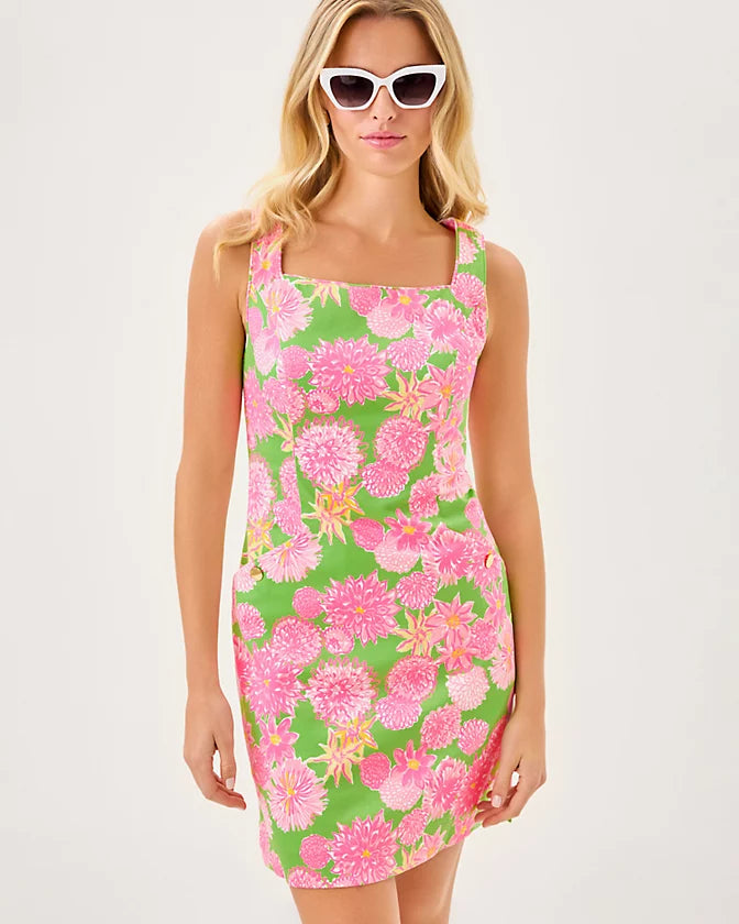 The Lilly Shift Dress - Multi Seaside Garden