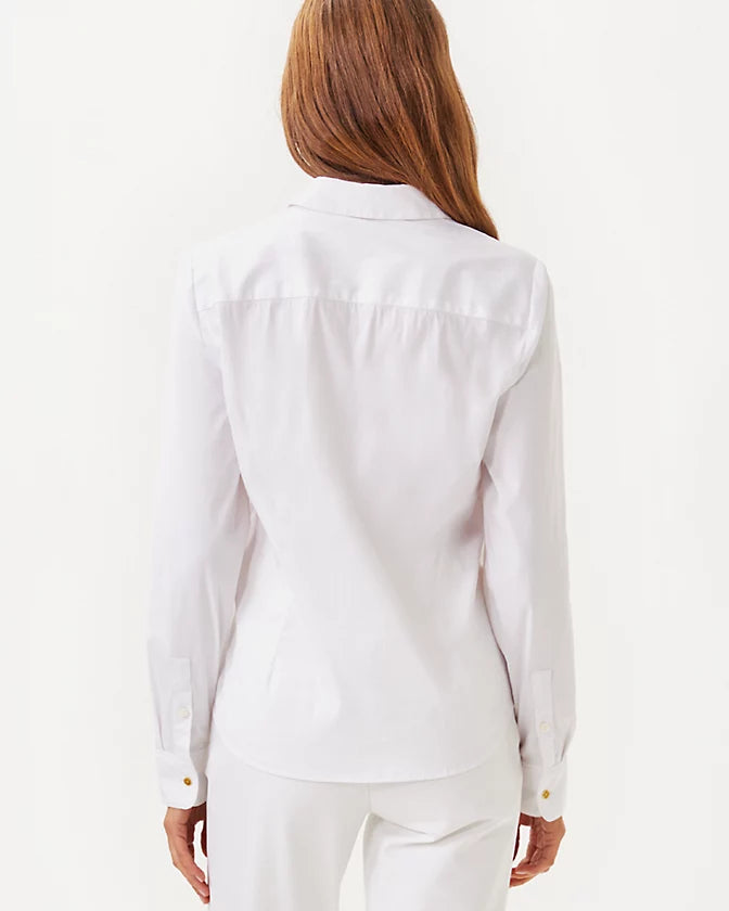 The Lilly Shirt - Resort White