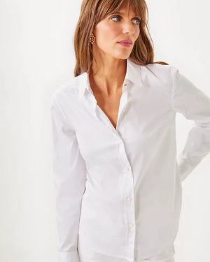 The Lilly Shirt - Resort White