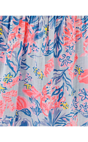 Kique Long Sleeve Cover-Up - Multi Elephant Splash
