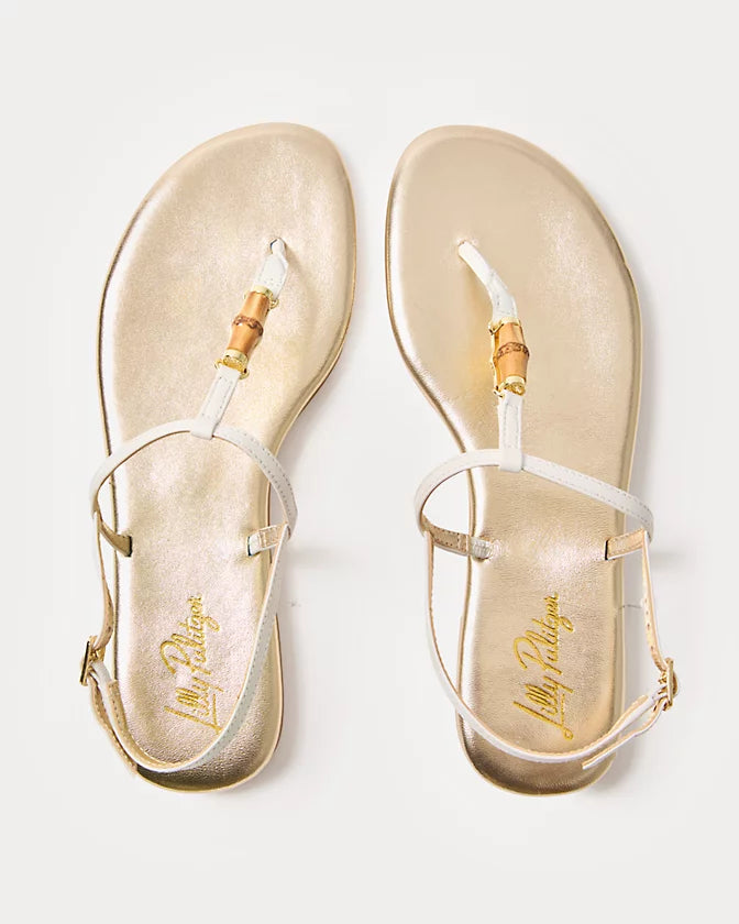 Leena Sandal - Resort White
