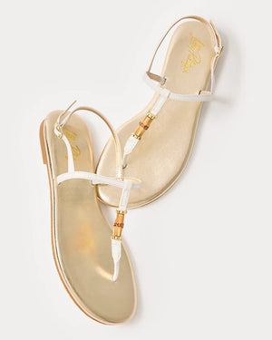 Leena Sandal - Resort White