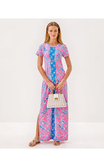 UPF 50+ Kaden ChillyLilly Maxi Dress - Rousseau Pink Barefoot Beachcombers Engineered