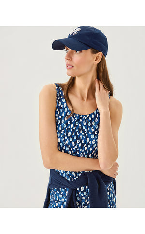 UPF 50+ Luxletic Ari Reversible Active Tank - Starlight Navy You're An Animal