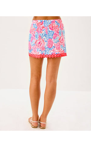 Michelina Mini Skort - Resort White Lil Sun Sea Sand