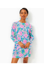 Alyna Long Sleeve Dress - Multi  - Spring In Your Step