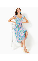 Bayleigh Midi Dress - Conch Shell Pink - Rumor Has It