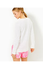 Leeson Cotton Sweatshirt  - Resort White