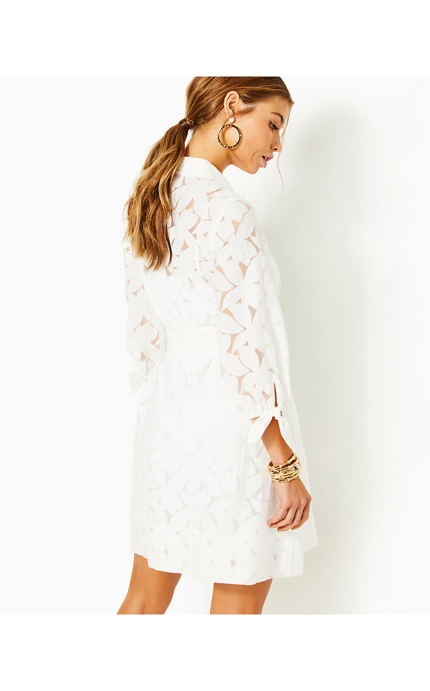 Amrita Shirtdress - Resort White - Flora Faille