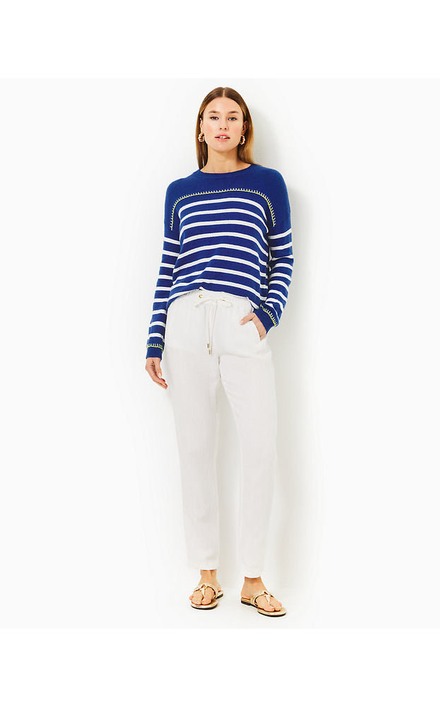 Kyren Sweater - Blue Med Never Ending Stripe