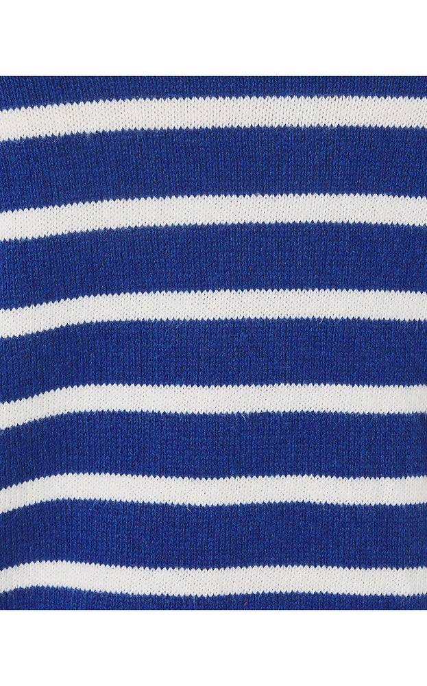 Kyren Sweater - Blue Med Never Ending Stripe