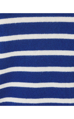 Kyren Sweater - Blue Med Never Ending Stripe