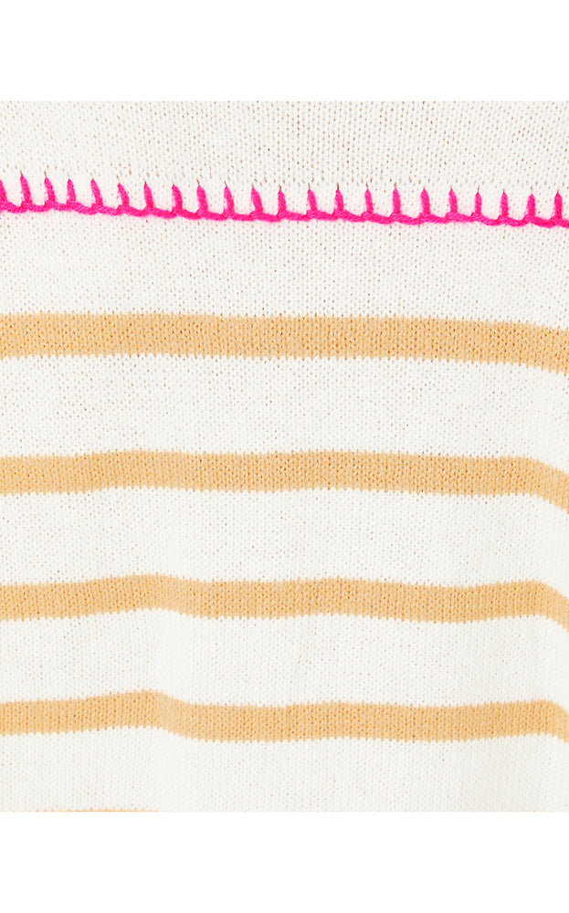 Kyren Sweater - Coconut Never Ending Stripe