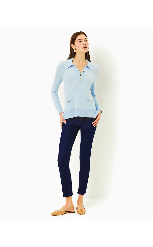 Jette Tunic Sweater - Bonaire Blue