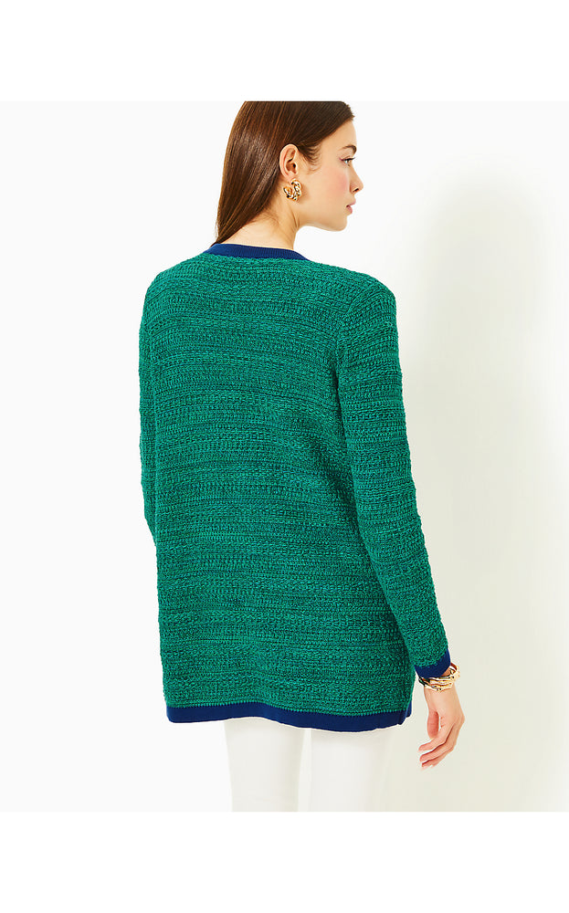 Tannery Sweater Set - Deep Lagoon Moonlight Tweed