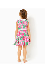 Girls Idala Cotton Dress - Roxie Pink - Worth A Look