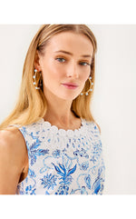 Wave N Sea Hoop Earrings - Bluette