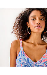 Wave N Sea Hoop Earrings - Conch Shell Pink