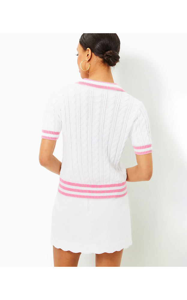 Suzette Sweater - Resort White