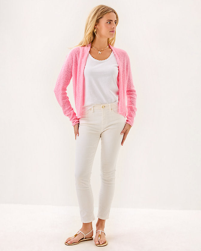Faretta Cardigan - Conch Shell Pink