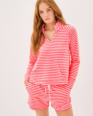 Cassi Popover - Cane Coral St Tropez Stripe