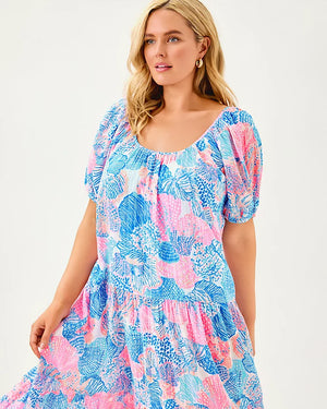 Zemini Maxi Dress Cover-Up - Multi Roar of The Seas