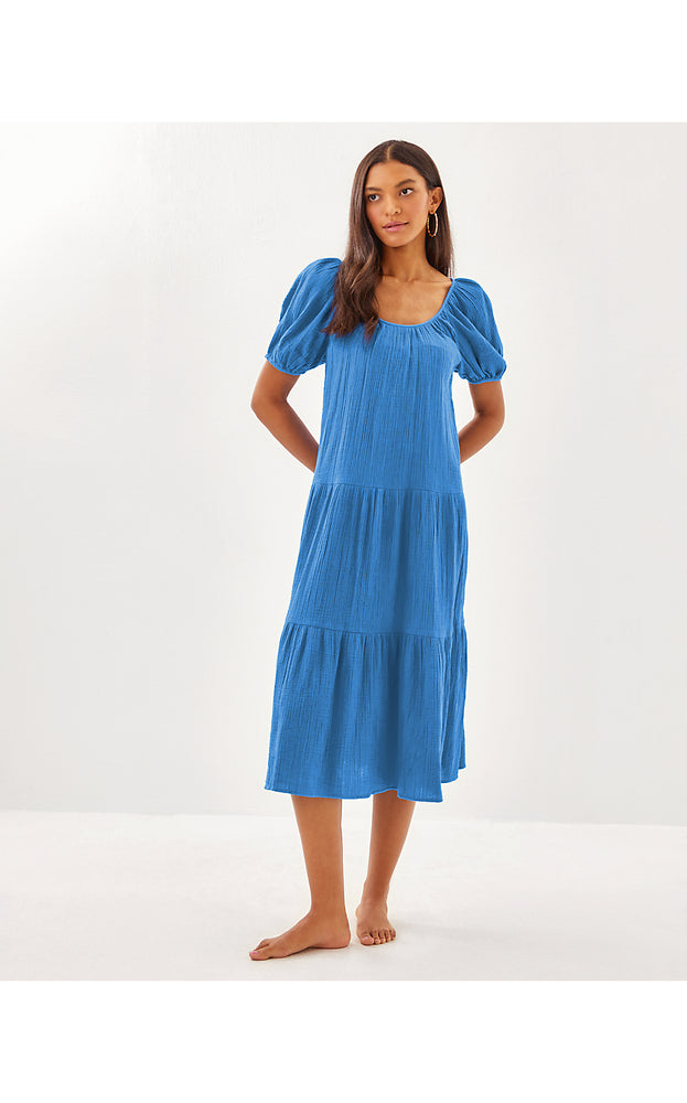 Zemini Maxi Dress Cover-Up - Sunwashed Blue