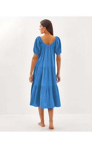 Zemini Maxi Dress Cover-Up - Sunwashed Blue