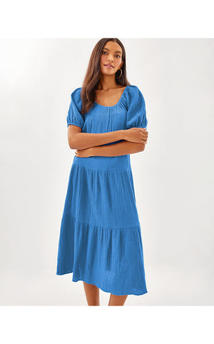 Zemini Maxi Dress Cover-Up - Sunwashed Blue