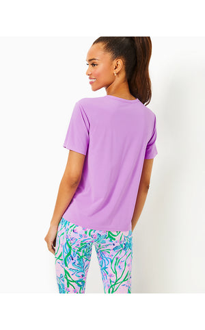 UPF 50+ Luxletic Rally Active Tee - Lago Lilac