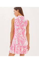 Riegan Dress - Rousseau Pink Glisten In The Sun