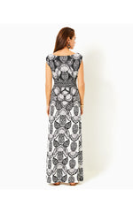 Holland Maxi Dress - Coconut - Pineapple Princess Engineered Knit Maxi Dress