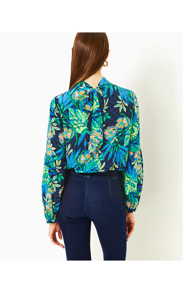 Witaker Silk Top - Multi The Hottest Spot